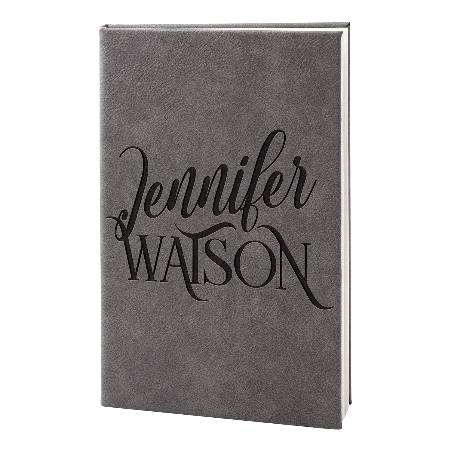 Personalized Notebooks, Custom Engraved Name Leatheretts Journa for Diary, 15 Designs | Black      Office Product