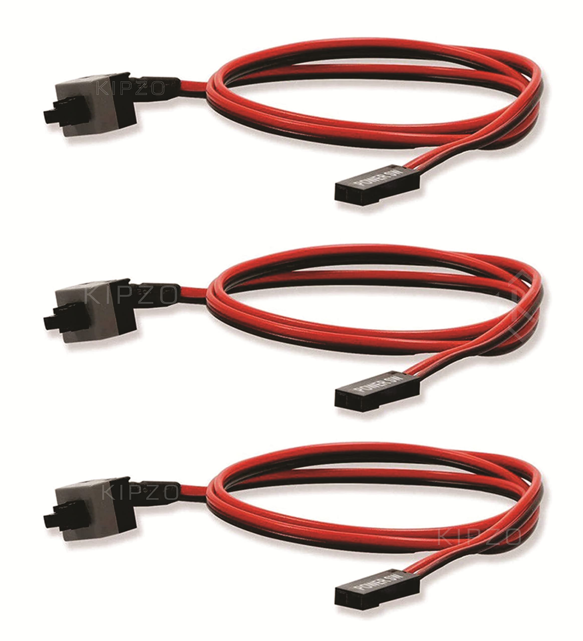 KIPZO® 2 Pin SW PC Power Cable on/Off Push Button ATX Reset Desktop Computer Case Motherboard Switch jump start: Pack of 3 pc, Wire 48cm (B0C2CPZ82J) Amazon Price History, Amazon Price Tracker