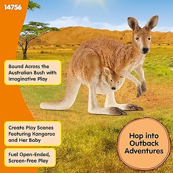 Amazon.co.jp: シュライヒ ワイルドライフ カンガルー フィギュア