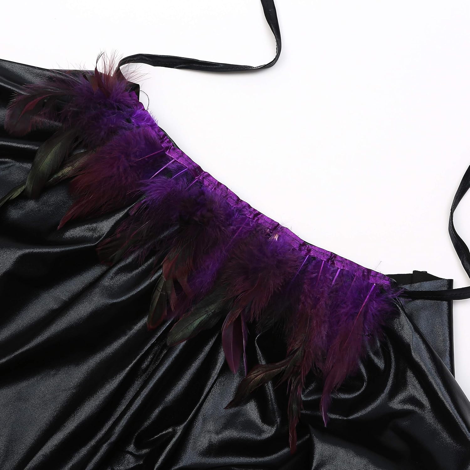 マレフィセントコスチューム キッズ 子供 女の子 角付 マント付き 眠れる森の美女 マレフィセントコスプレ マレフィセントワンピース