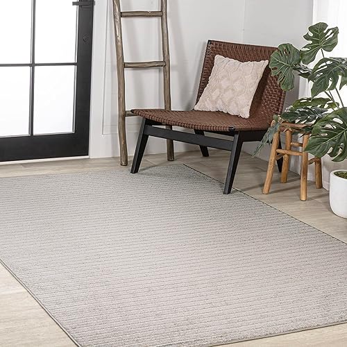 Miniatura 5 de JONATHAN Y SCN102D-5 Aarhus - Alfombra minimalista a rayas Scandi para interiores, clásica, casa de campo, casa de campo, casual, minimalista,