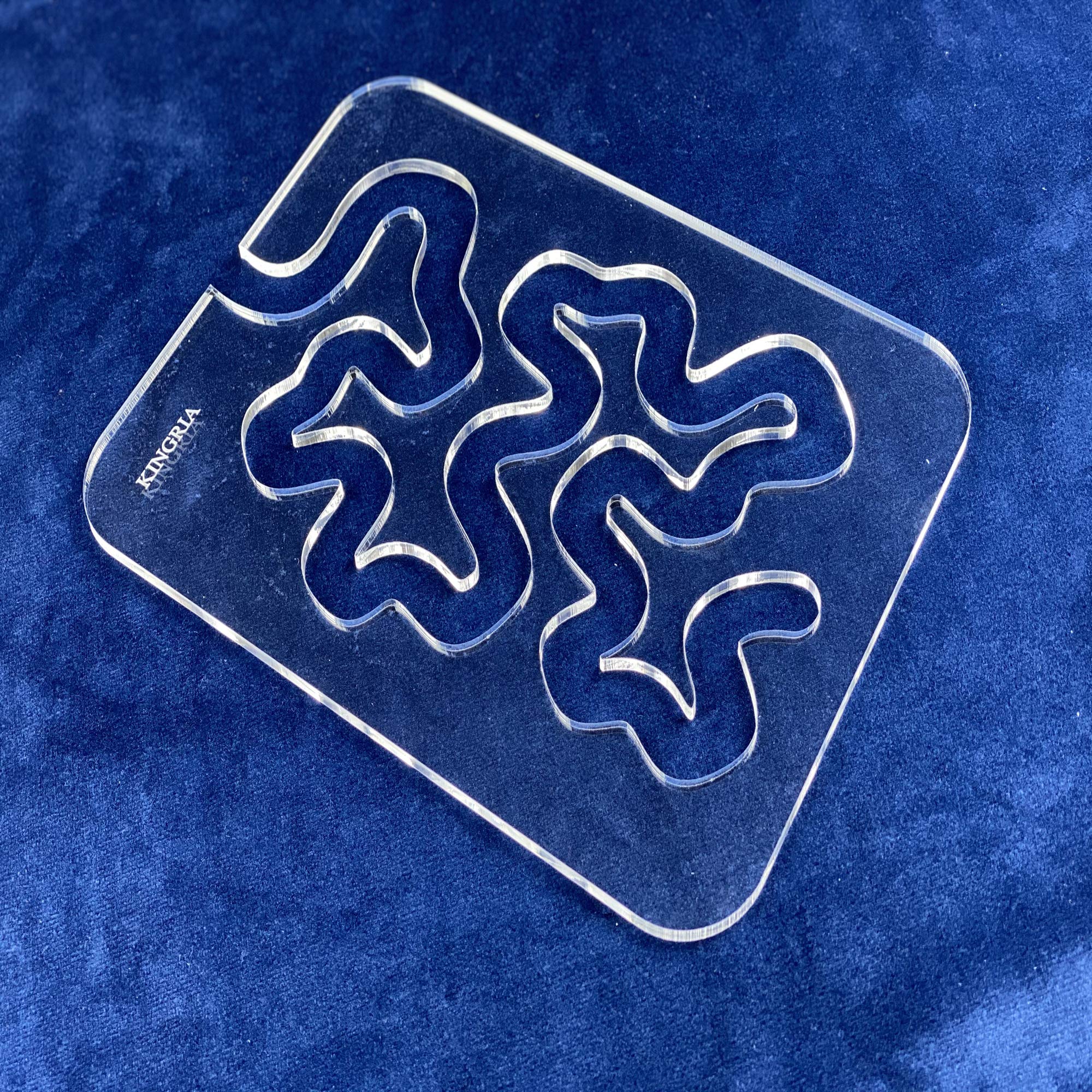 Buy KINGRIA Motion Quilting Templates Meander Stipple Quilting Ruler