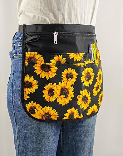 Miniatura 4 de Delantal de peluquero con 5 bolsillos, delantal impermeable y a prueba de decoloración para hombre y mujer