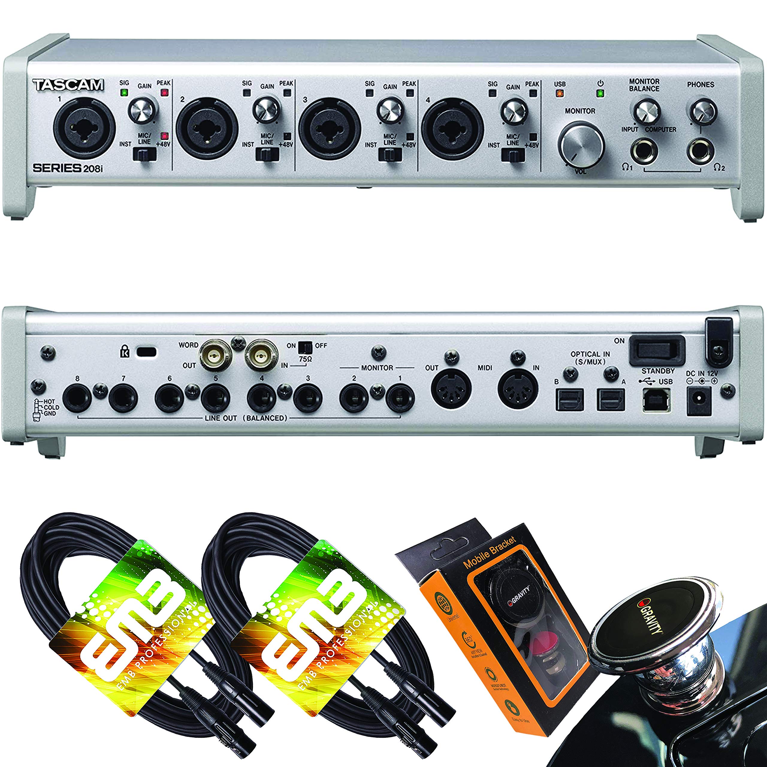 TASCAM Series 208i 20-in/8-out 24-bit/192kHz USB Audio/MIDI