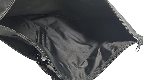 Miniatura 5 de ImpecGear Bolsas para documentos, bolsa de accesorios seguros, paquete de 2 de tela de polietileno (negro, 12.5 x 9.5 pulgadas)