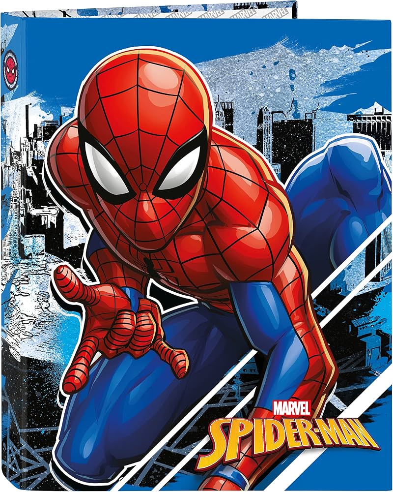 Spiderman Folio 4 Mixed Ring Binder 'Great Power' : Amazon.co.uk