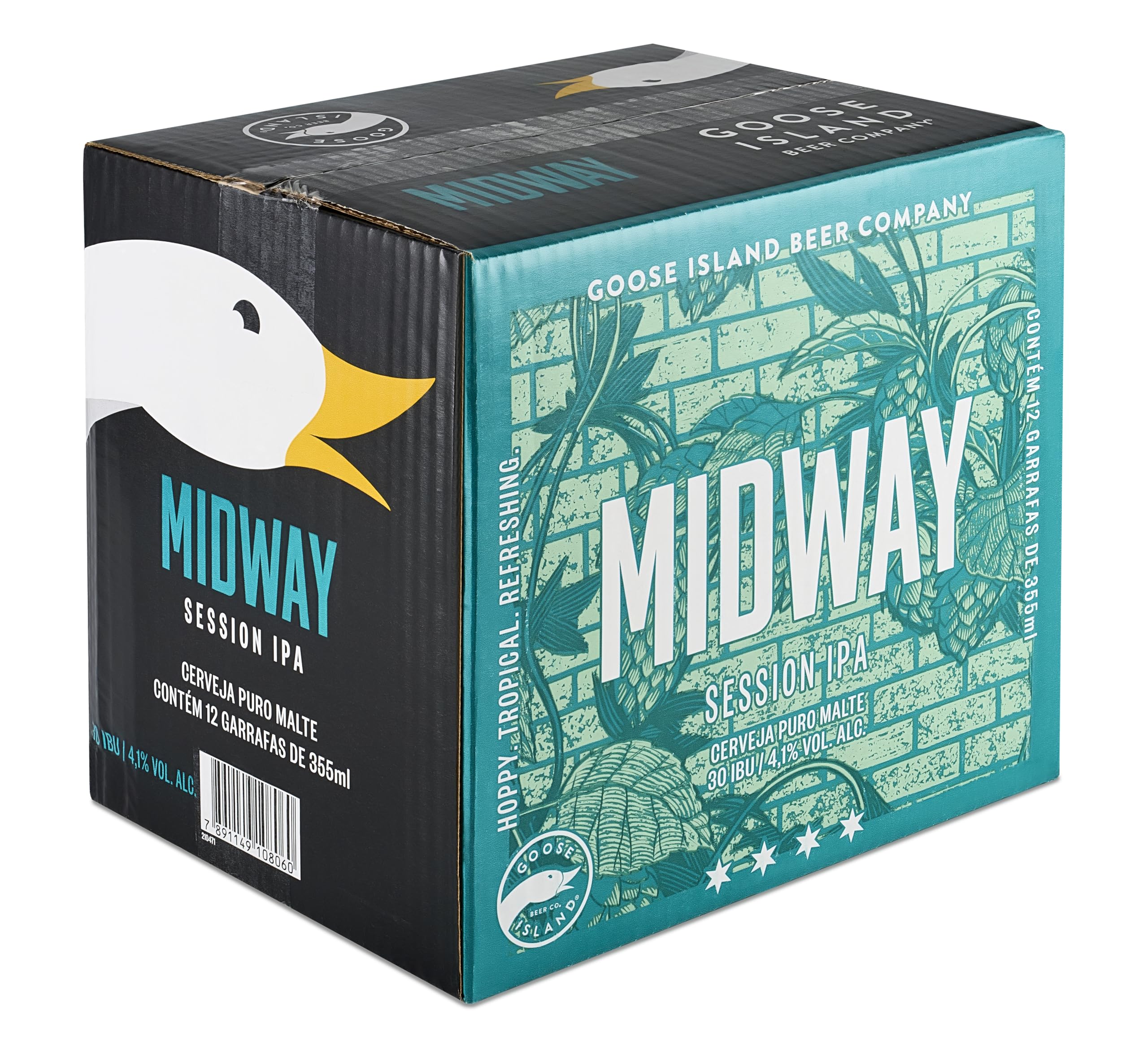 Pack de Goose Island Midway Nacional 355ML , 12 Unidades | Amazon