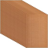 Vista 1 de Honeydak Tapete de trabajo seguro para horno de arcilla, tapete antideslizante de arcilla polimérica para hornear, forros de horno para proyectos