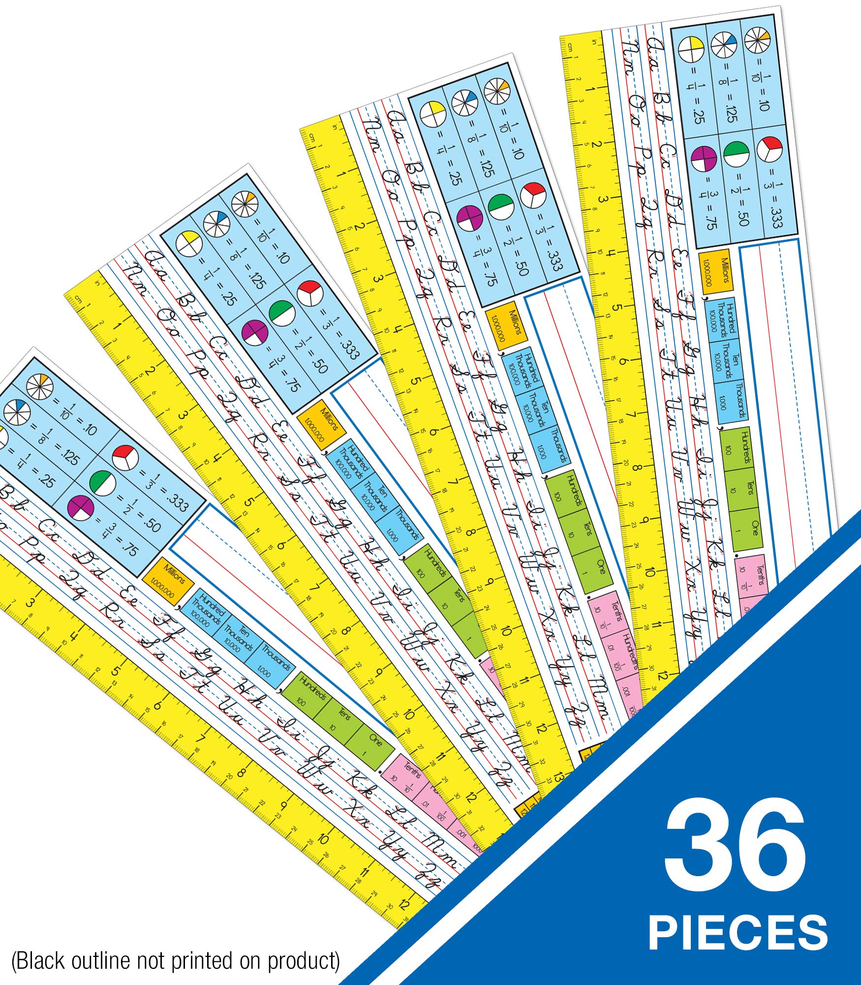 Buy Carson Dellosa Modern Cursive Desk Name Tags Classroom, Name Plates