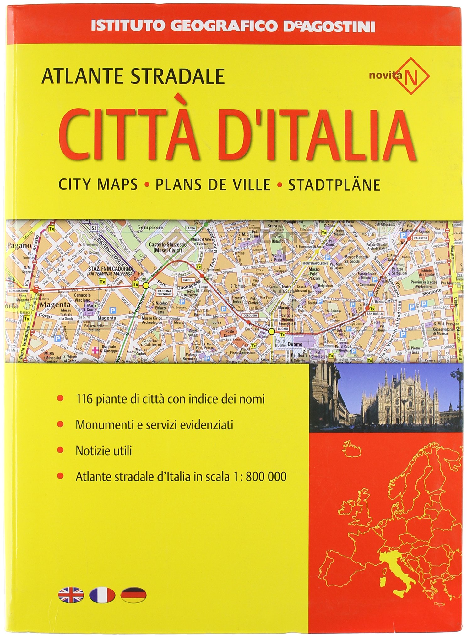 Atlante stradale città d'Italia