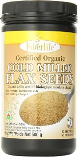 Fiberlife Organic Flax Seeds Cold Milled, 500gm