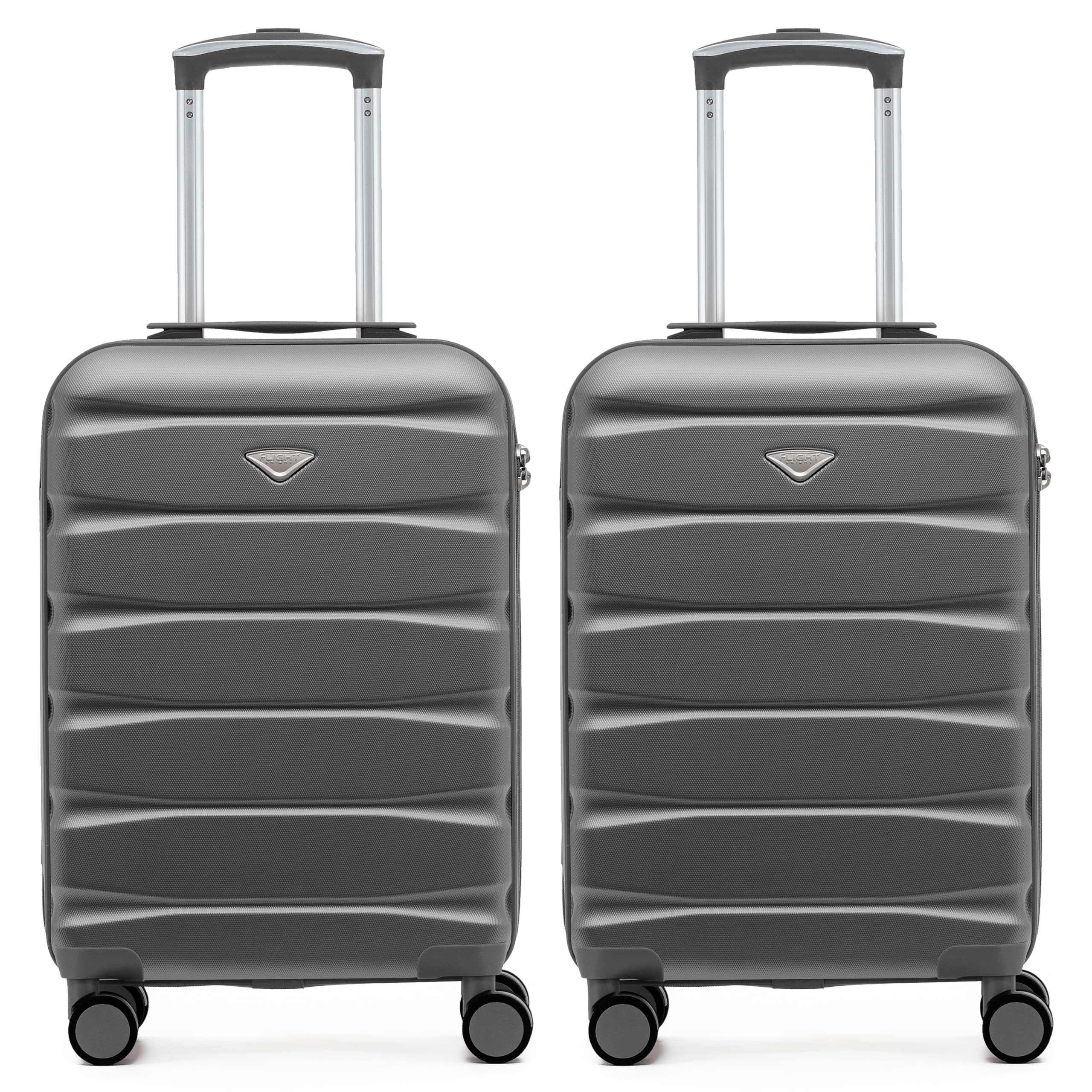 Flight Knight Underseat Cabin Suitcase 45x36x20cm | Free Hand Luggage for EasyJet & Wizz Air | Lightweight ABS Hard Shell with 8 Silent-Glide Spinner Wheels | Max Space Travel Bag — view 87