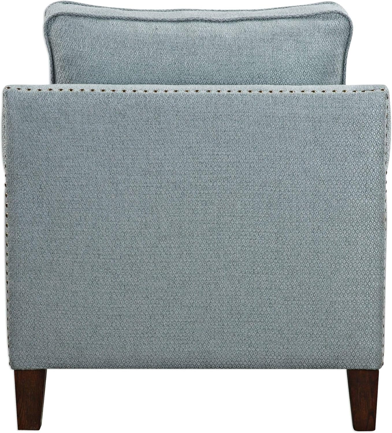 Uttermost Charlotta Light Sea Mist Fabric Accent Chair