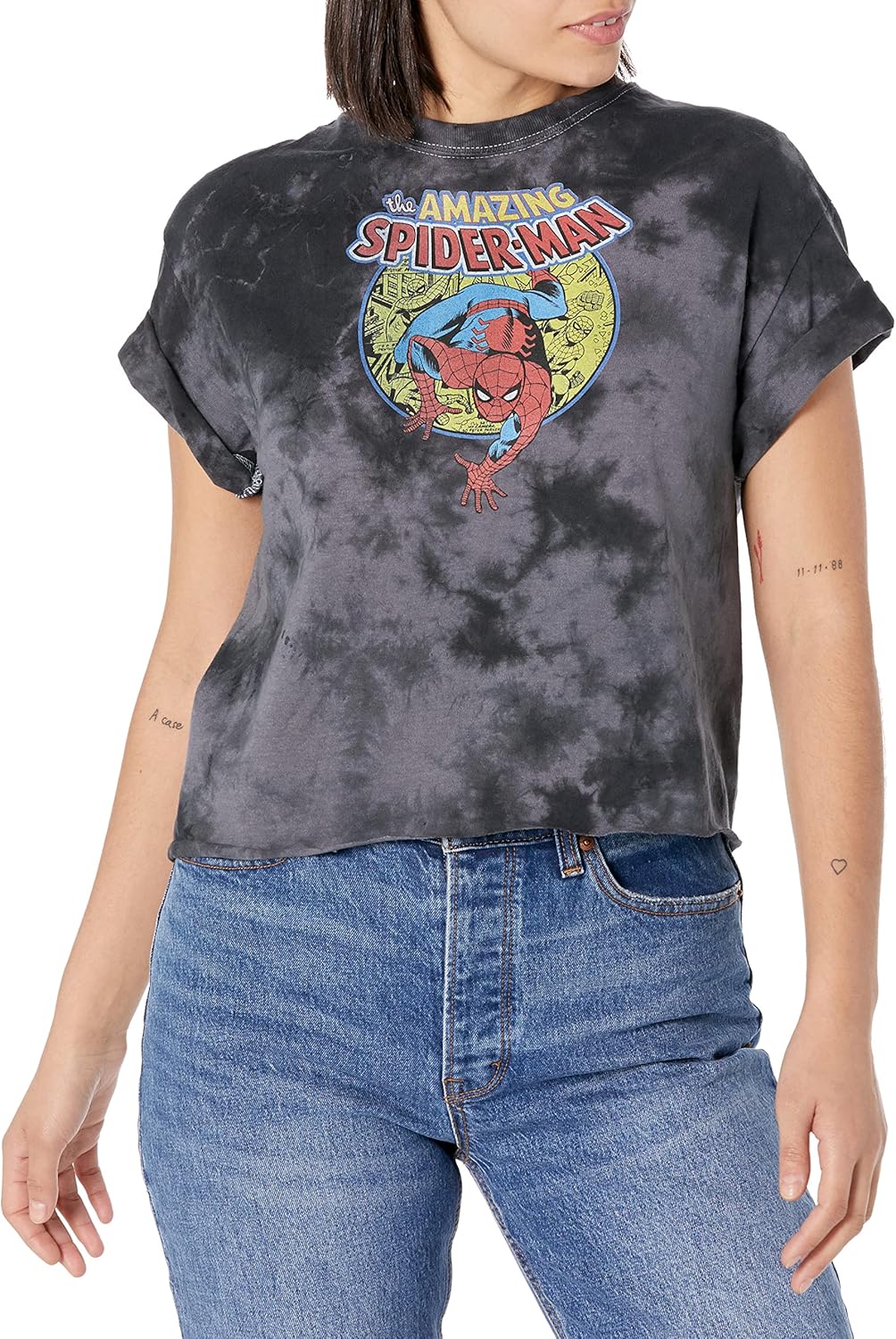 Marvel Universe Urban Hero Women's Fast Fashion Short Sleeve Tee Shirt