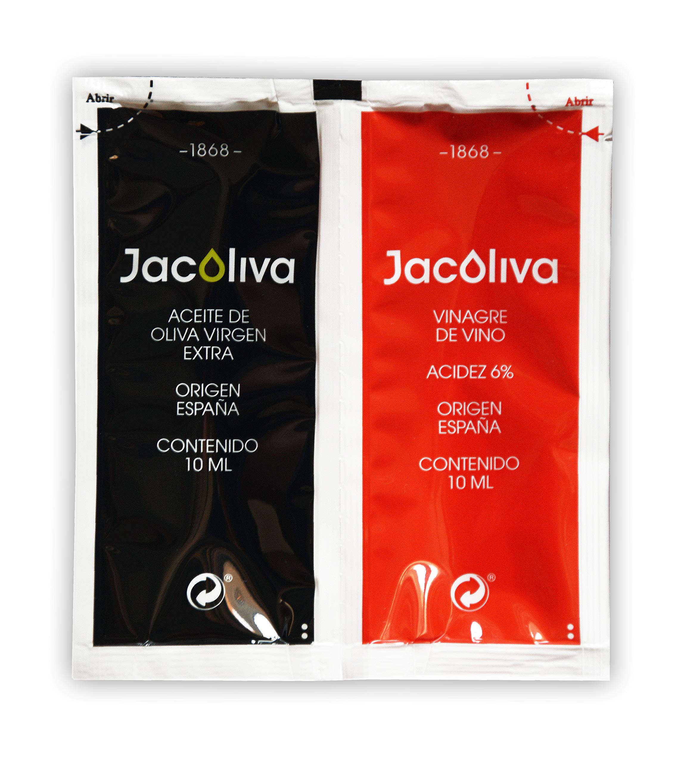 Jacoliva - Monodosis Aceite de Oliva Virgen Extra - 300 Unidades de 10 ml - Blend de Aceitunas - Predomina Manzanilla Cacereña - Elaborado en Extremadura