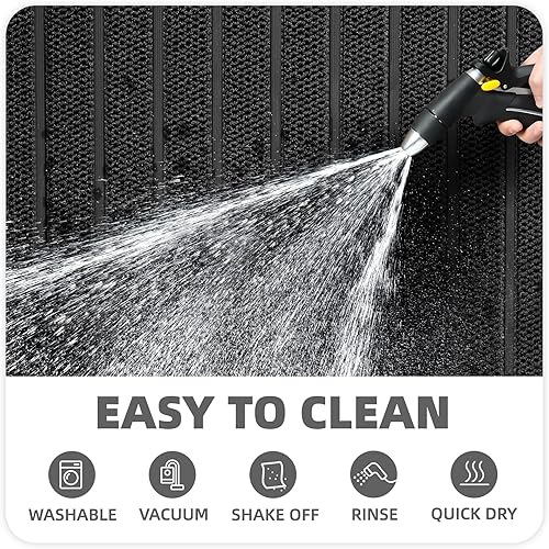 Miniatura 5 de Color&Geometry Tapete de puerta de exterior para entrada exterior, entrada de casa, puerta delantera exterior, goma mate de bienvenida, resistente,