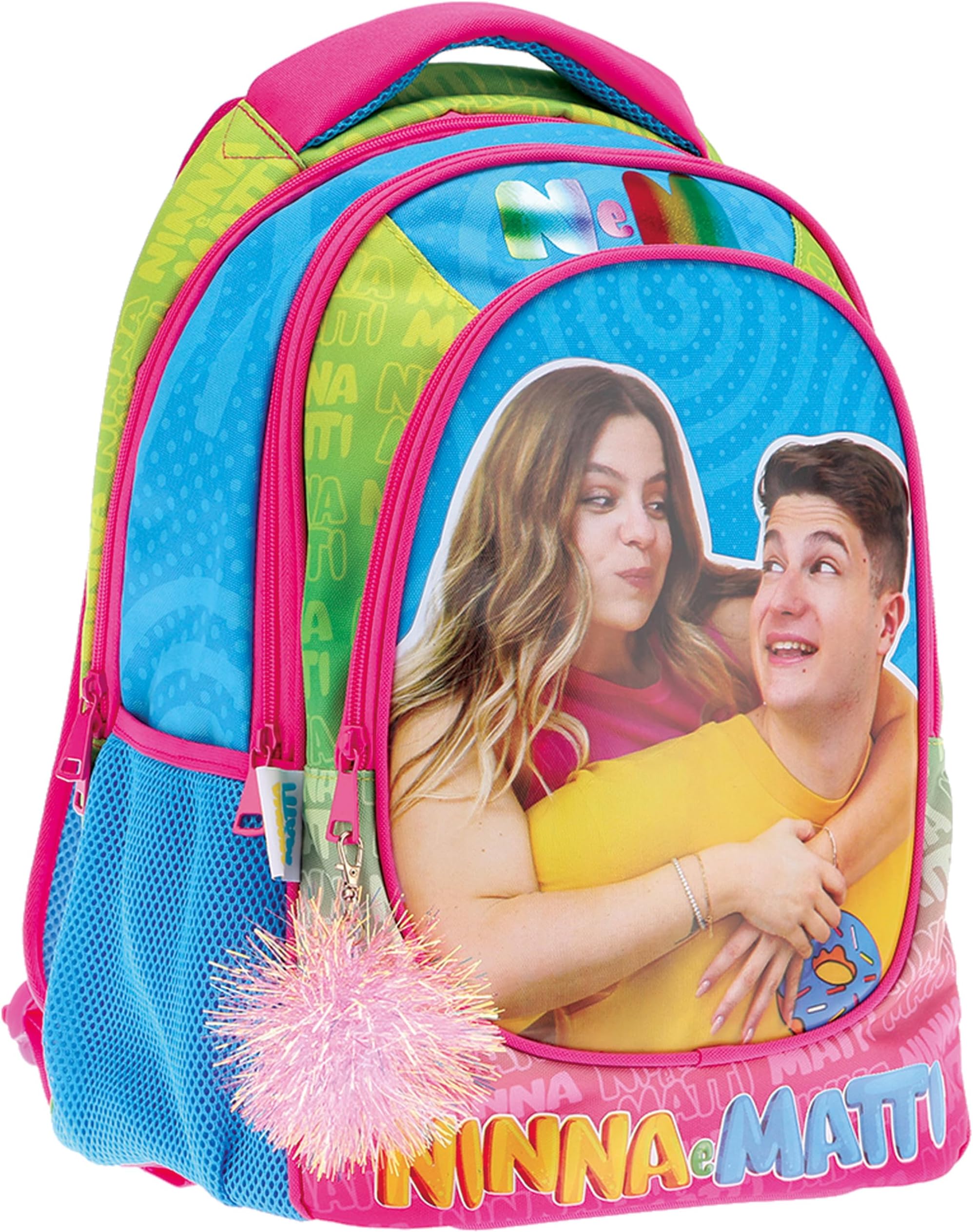 NINNA e MATTI Large Kids Bag Backpack for Children Elementary School, 2025-2026 School Line, 32 x 21 x 42 cm