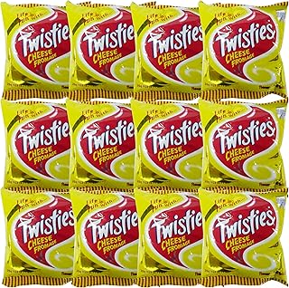 FIJI Snack Cheese (Value Pack Of 12 x 20g) Cheese Puffs Snack Of The Pacific Islanders - Imported From FIJ