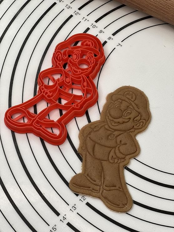 Cool Mario Cookie Cutter & Mold Produced by 3D Kitchen Art