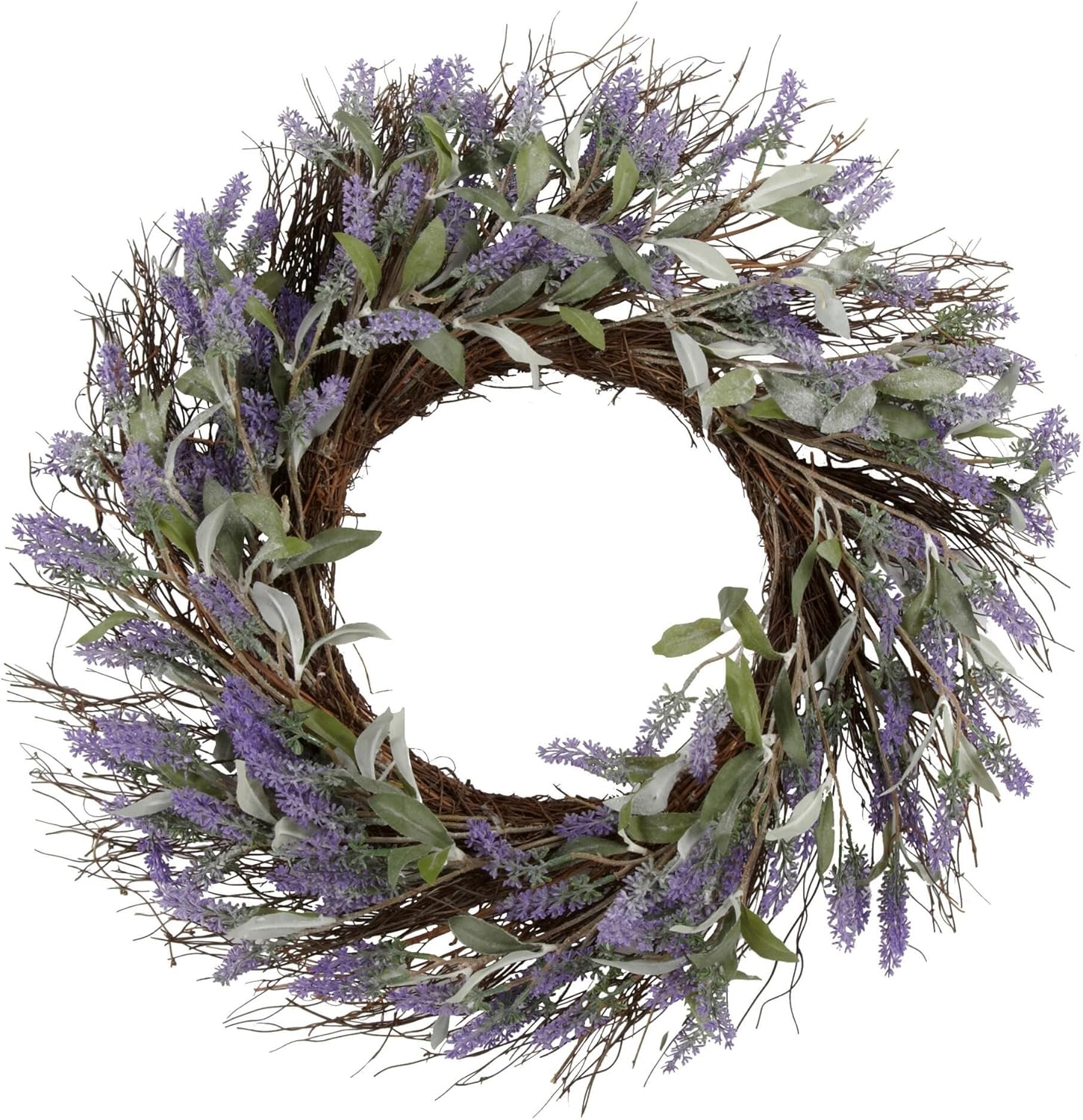 Венок из лаванды на дверь своими руками