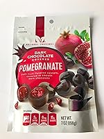 Vista 4 de Natural Cravings Granadas cubiertas de chocolate - Un paquete de 7 onzas de granadas cubiertas de chocolate amargo - ¡Delicioso!