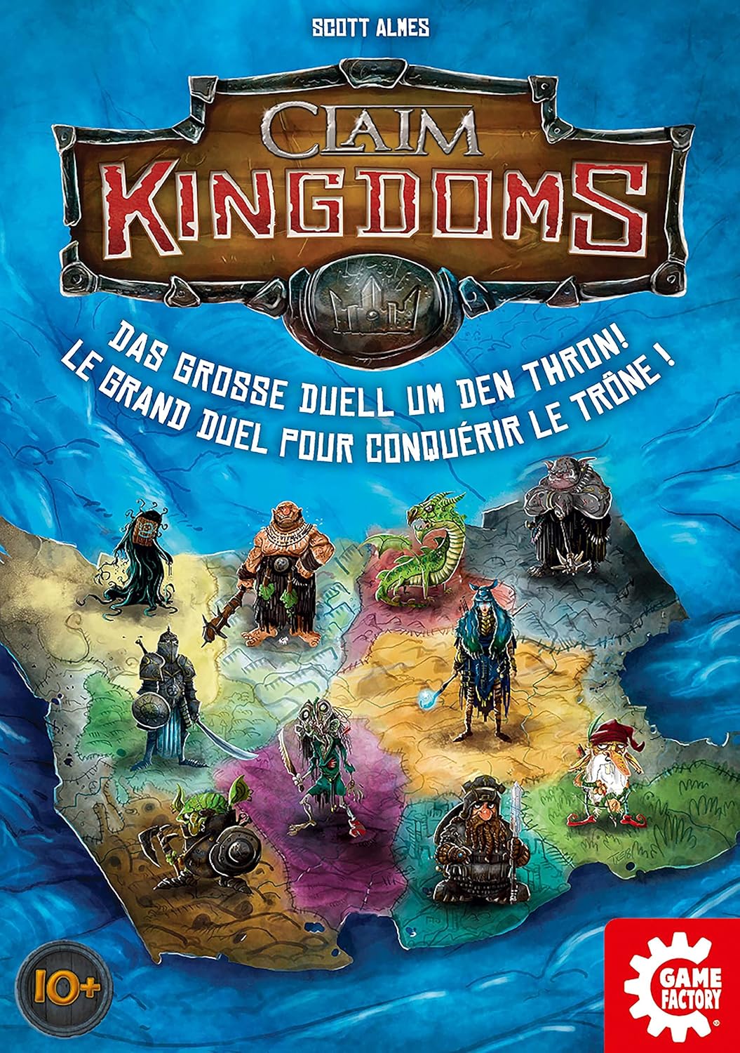 Claim Kingdoms The Great Duel About The Throne! Tile Game for 2 People