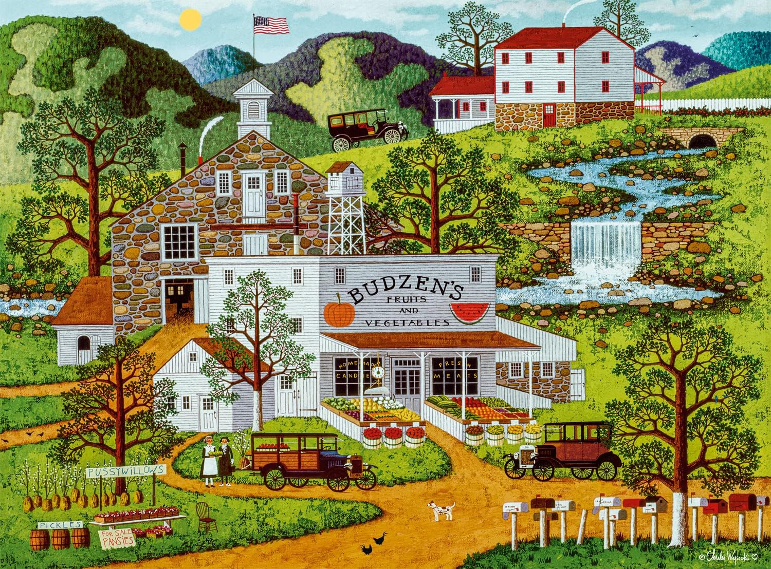 Buffalo Games - Charles Wysocki - Budzens - 1000 Piece Jigsaw Puzzle : Toys & Games