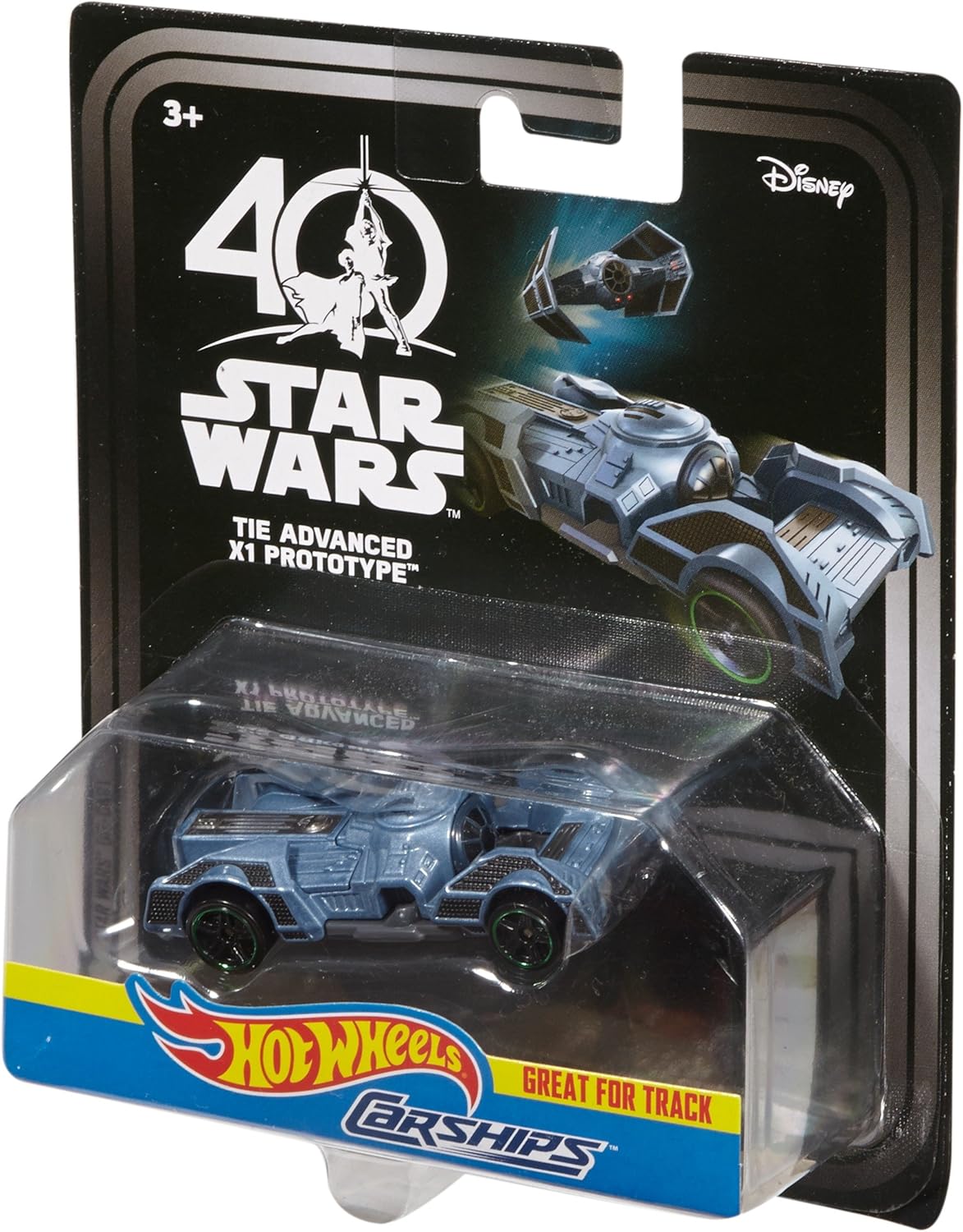 Hot Wheels Star Wars Carships 40th Anniversary Tie Advanced X1 Prototype Vehicle