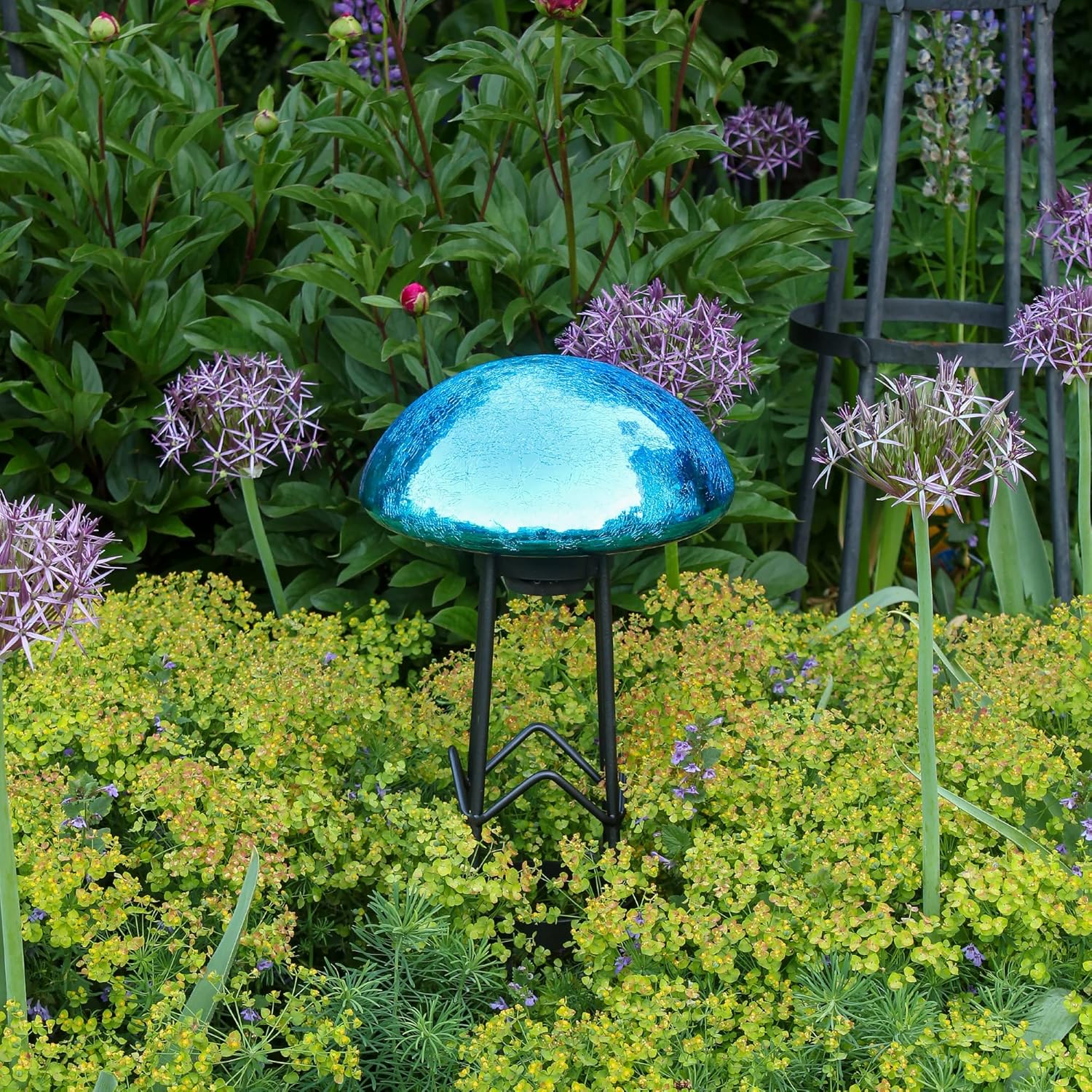 Achla Designs Toadstool, Teal
