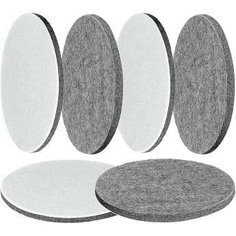 pack of 6 polishing felt 125 mm polishing disc for Bosch random orbital sander polishing pad felt polishing pad felt pad polishing pad for wood marble metal