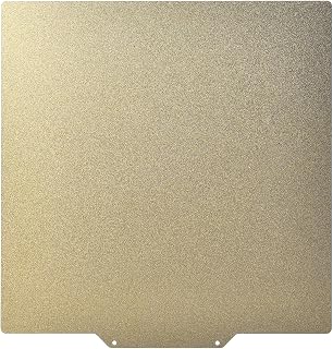 Magnetische Bauplatte, 3D-Drucker, beheiztes Bett, doppelseitig, strukturiertes PEI + glattes PEO-Federstahlblech für PLA, PETG, PC, ABS, TPU, 235 x 235 mm, Gelb