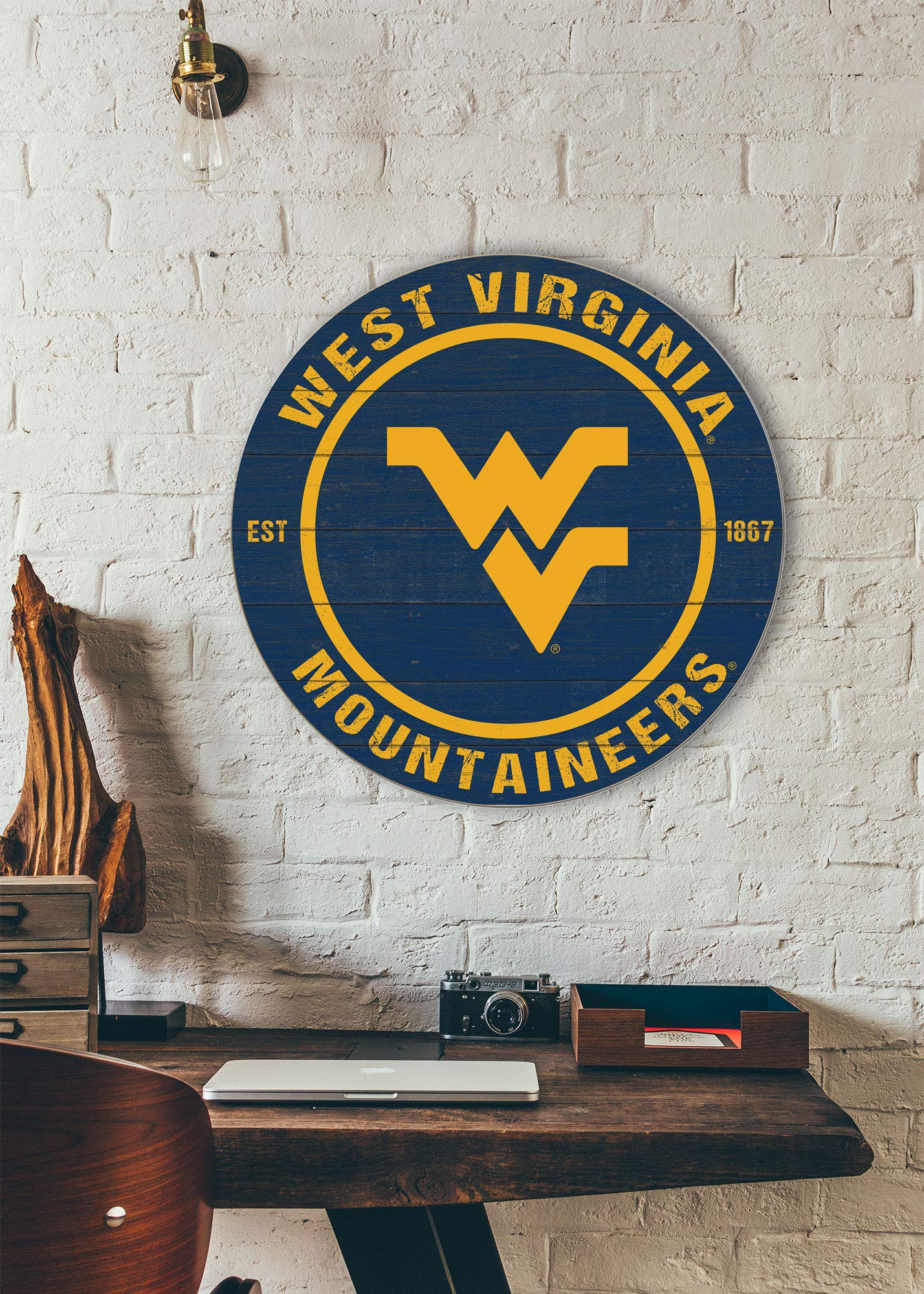 Snapklik.com : KH Sports Fan West Virginia Mountaineers Colored Circle ...