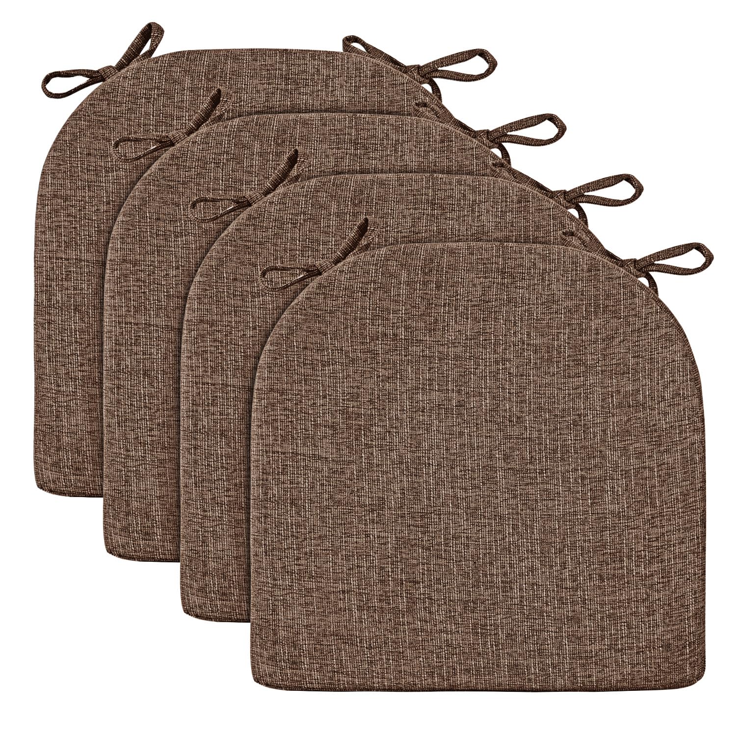 Lot De 4 Coussins De Chaise Pour Chaises De Salle à Manger, Avec