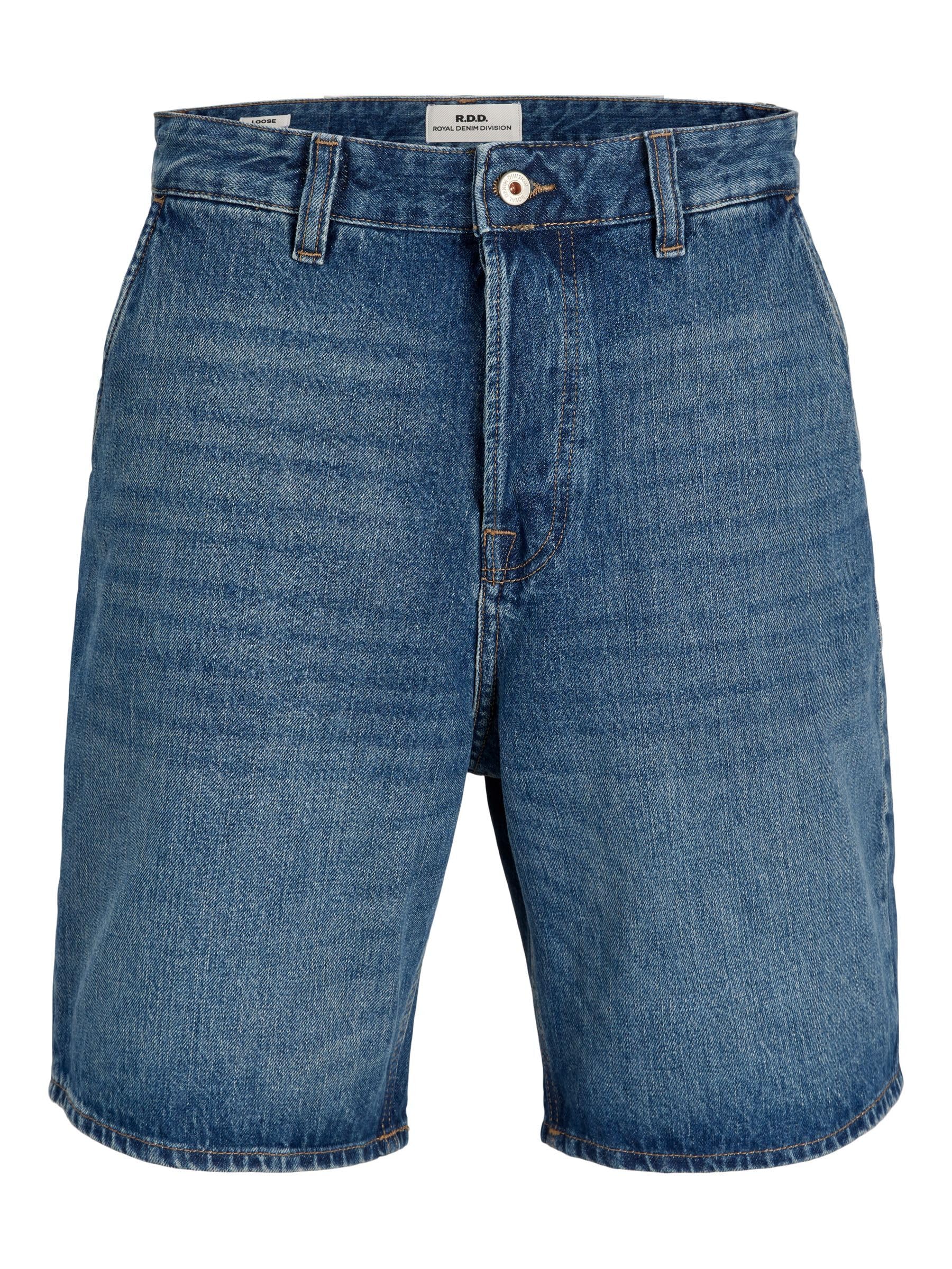 JACK & JONES Pantalones cortos de mezclilla RDD Loose Fit Vaqueros