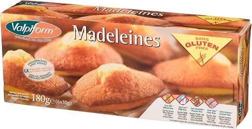 Valpiform Madeleines sans gluten · Valpiform