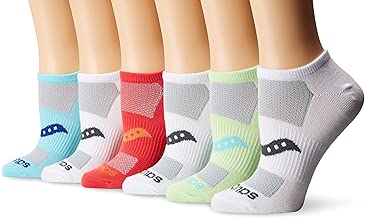 Saucony Women's 6-Pack Performance Super Lite No-Show Athletic Running Socks - coolthings.us