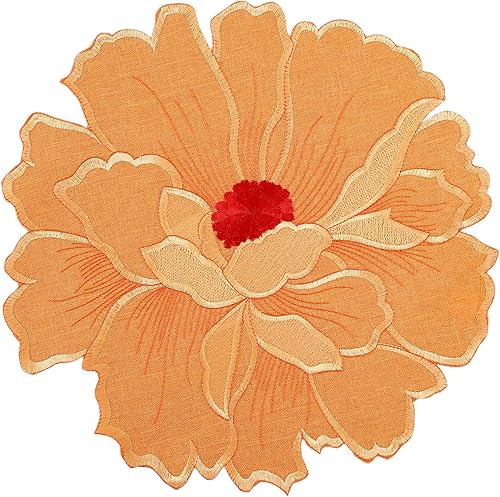 Miniatura 2 de Mantel bordado de rosas, mantelería bordada con flores, para el hogar, cocina, comedor, primavera, vacaciones, decoración de mesa (mantel individual