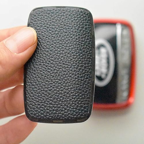 Miniatura 4 de ontto Cubierta remota inteligente para Land Rover Key Fob Funda para Range Rover TPU Funda de cuero, Rojo -