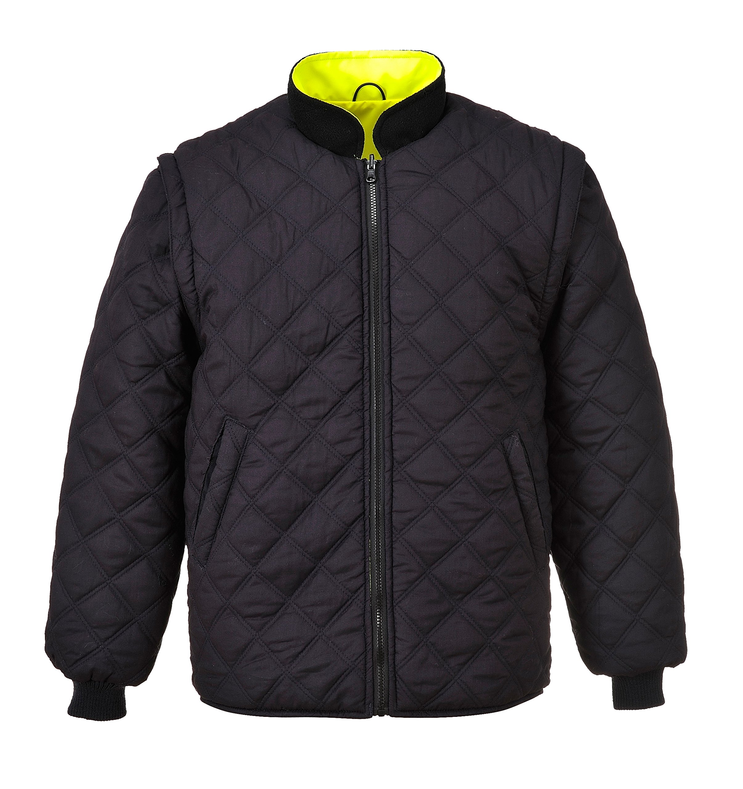 Portwest Parka Bicolor 7 En 1 De Alta Visibilidad Traffic, Tamaño: XL, Color: Amarillo/Marino, S426YNRXL