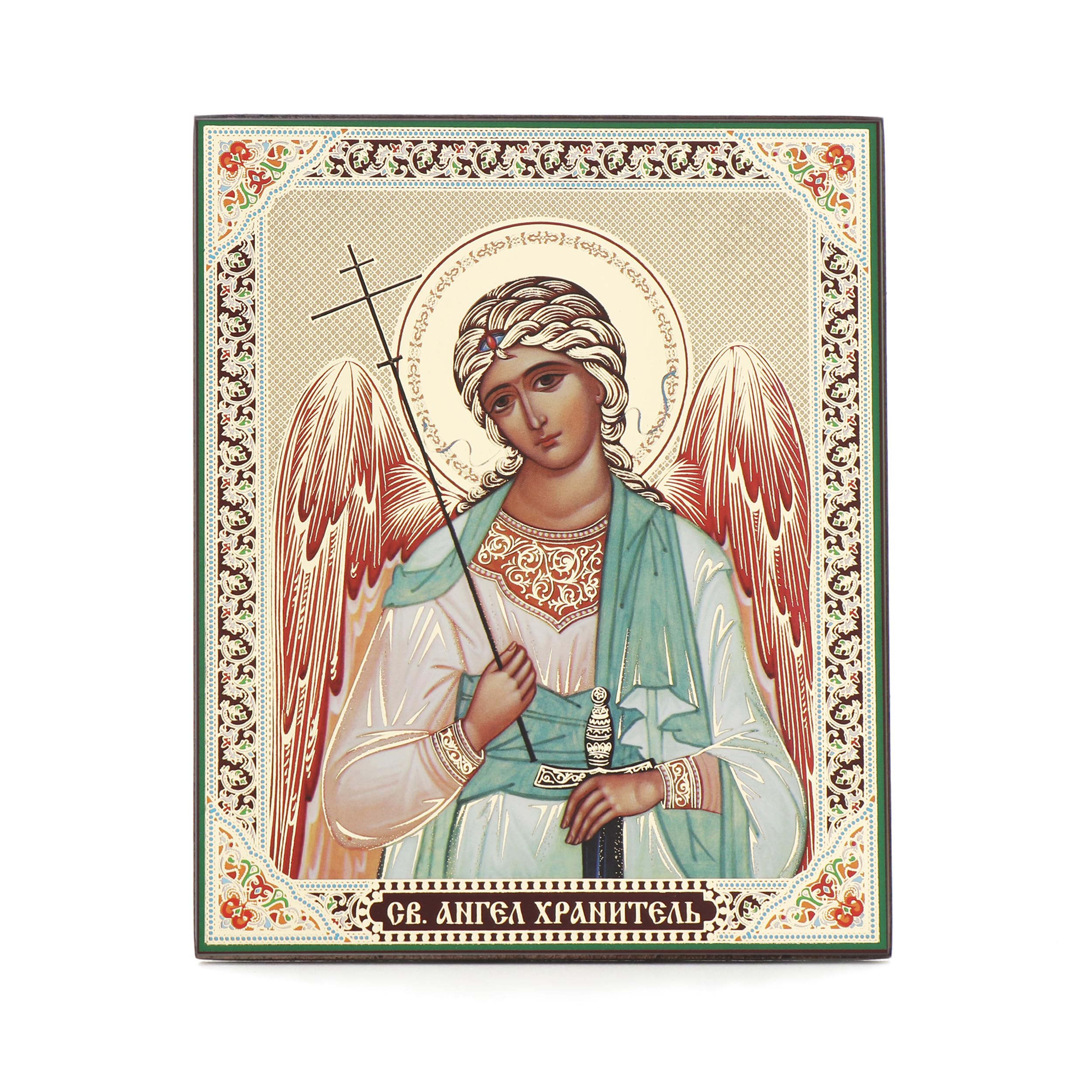 Icône En Bois Deva Maria – Mater Dolorosa 15x18 Cm – Chrétienne Orthodoxe, Bénédiction Religieuse – Décoration Dorée - 10