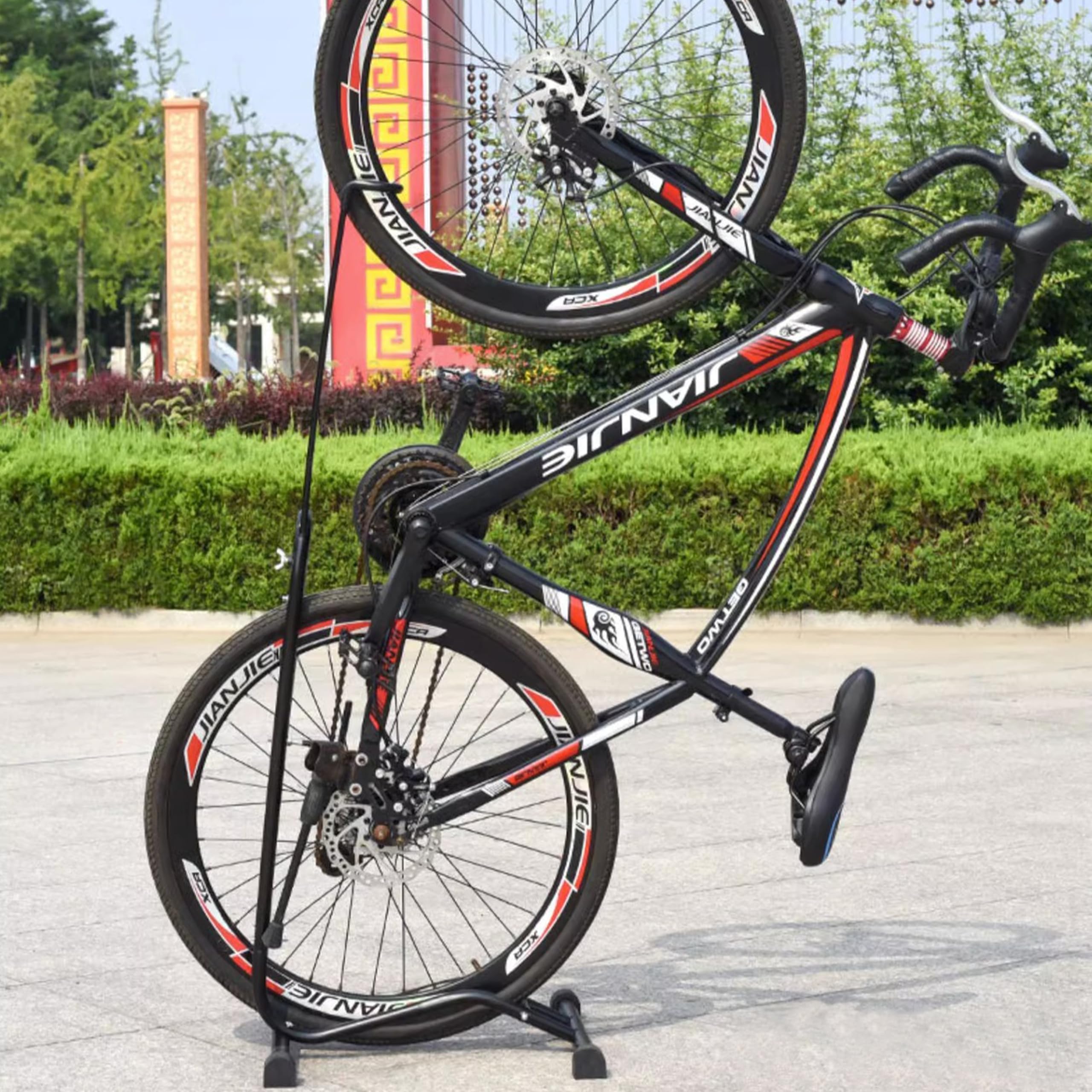 Support de vélo vertical et horizontal pour roues jusqu'à 29", accessoire de réparation de vélo