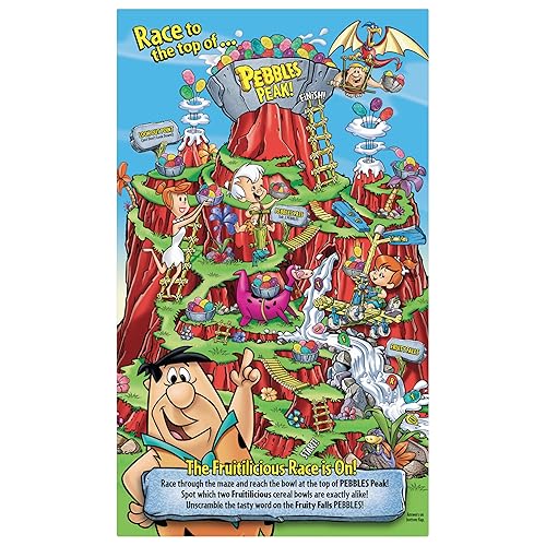 Vista 19 de Fruity PEBBLES Cereal de desayuno para niños, sin gluten, hecho con arroz inflado endulzado, 11 onzas