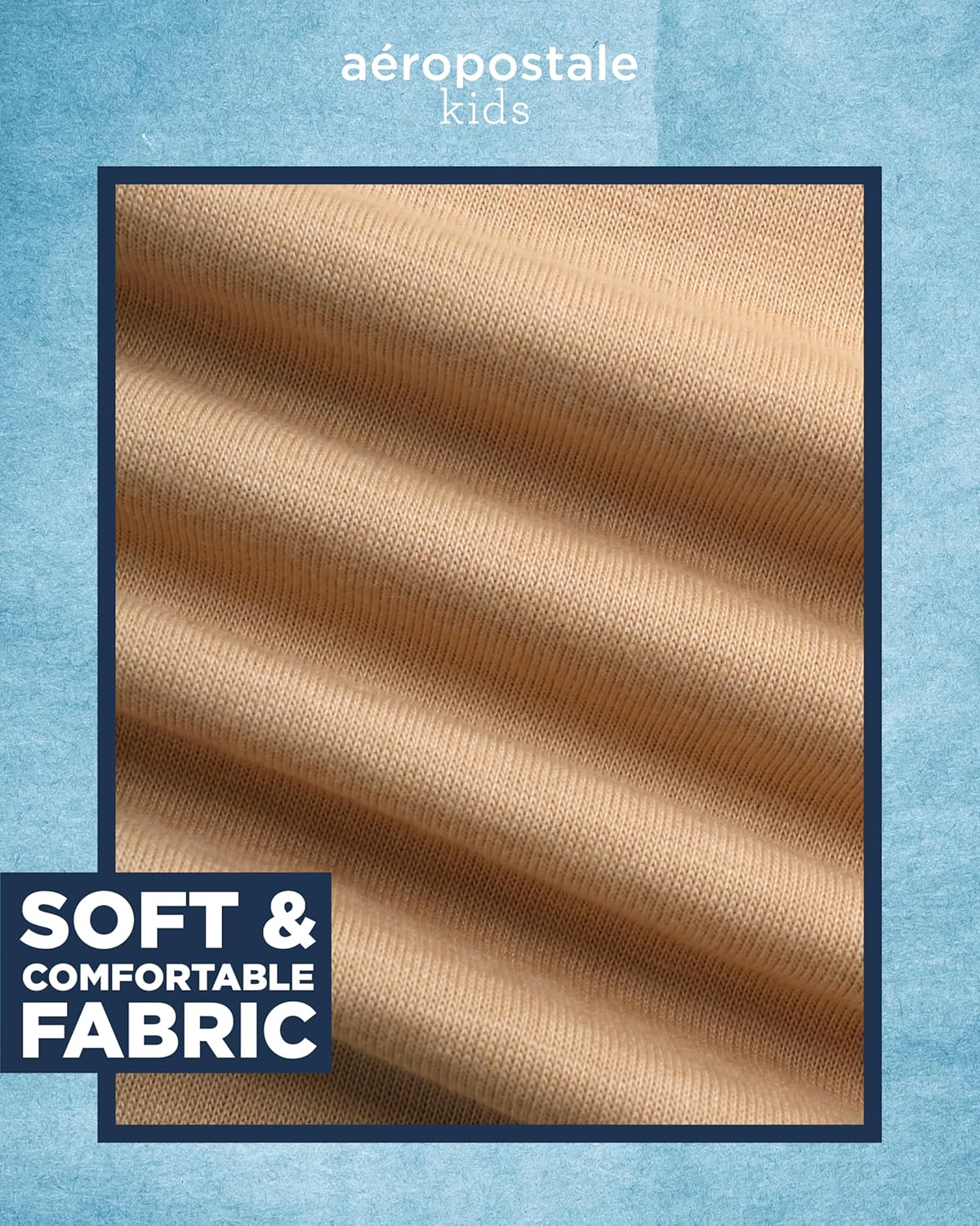 AEROPOSTALE Boys Tshirts - Soft Basic Classic Crew Neck Cotton Short Sleeve Boys Shirt Youth Kids Tshirt (Sizes: 4-16) - Image 5