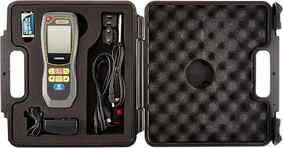 General Tools CIH20DL Hot Wire Data Logging Anemometer with Cfm/Cmm & 8: 1 Irt Thermometer