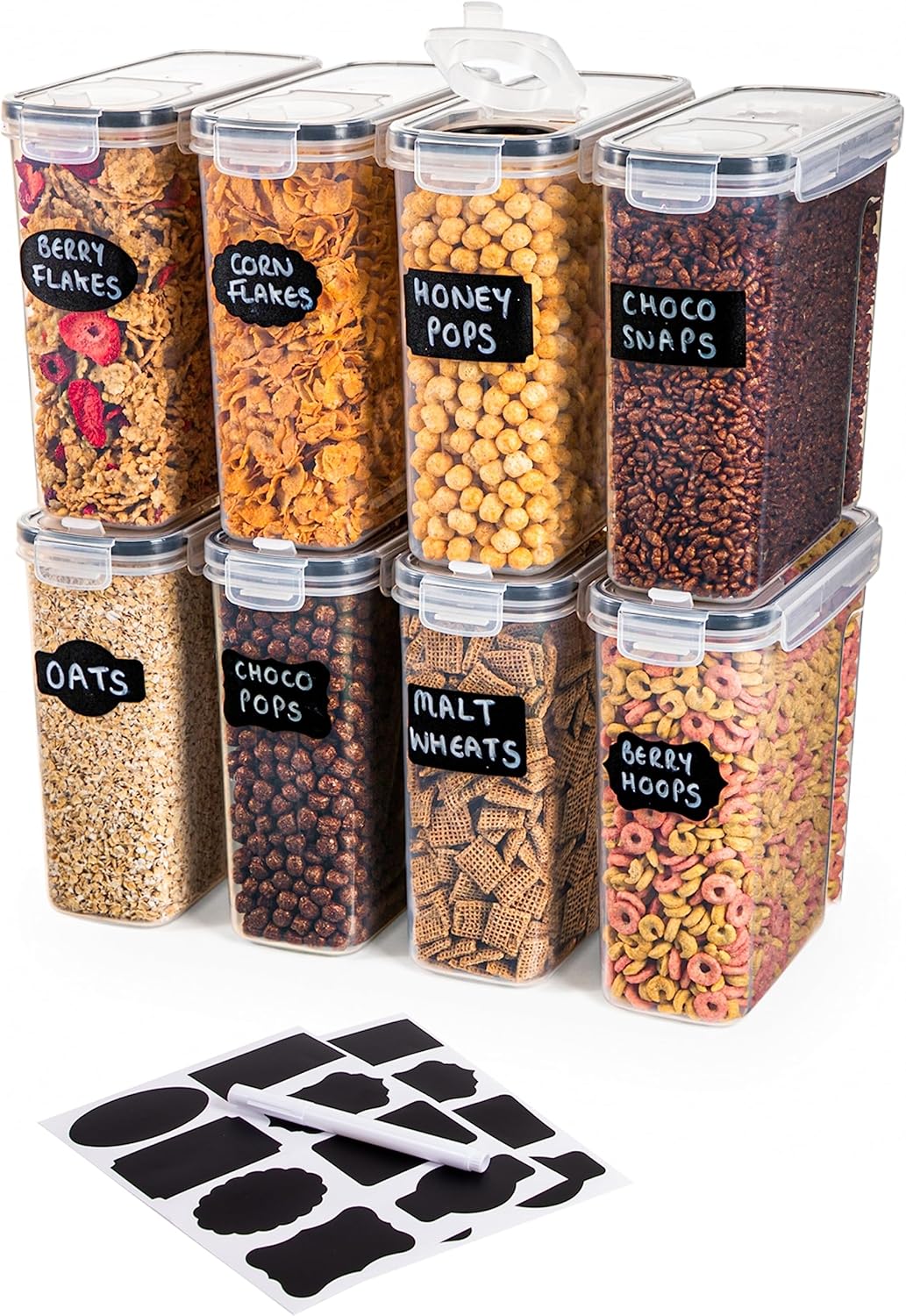 nuovva Airtight Cereal Storage Containers Food Storage Containers Set