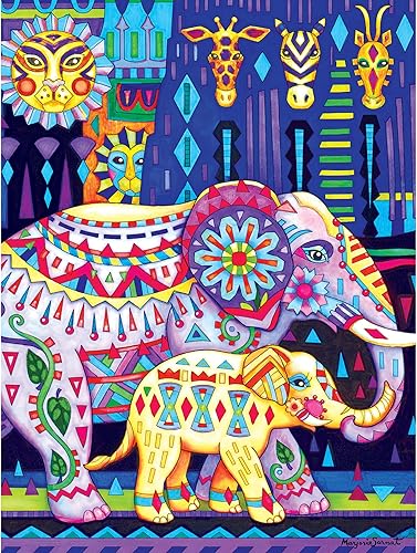 Colorful Expressions by Marjorie Sarnat - Rompecabezas de 300 piezas - Viaje por carretera