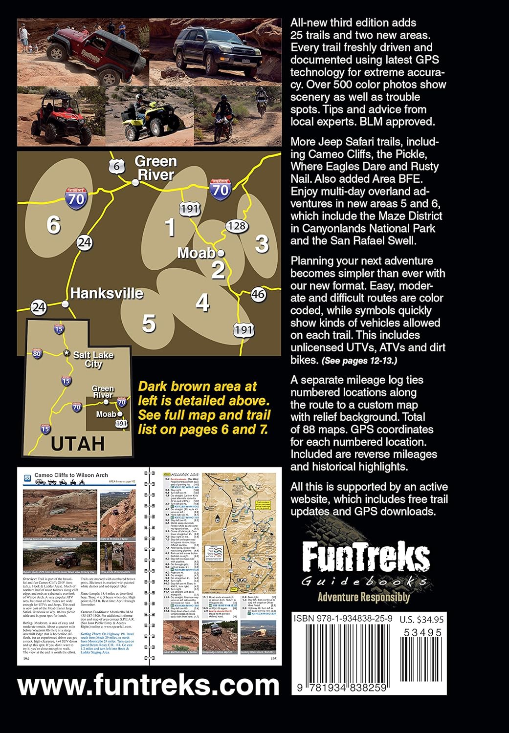 Guide to Moab, UT Backroads & 4-Wheel Drive Trails: Easy, Moderate, Difficult: 80 Trails      Paperback – February 1, 2016