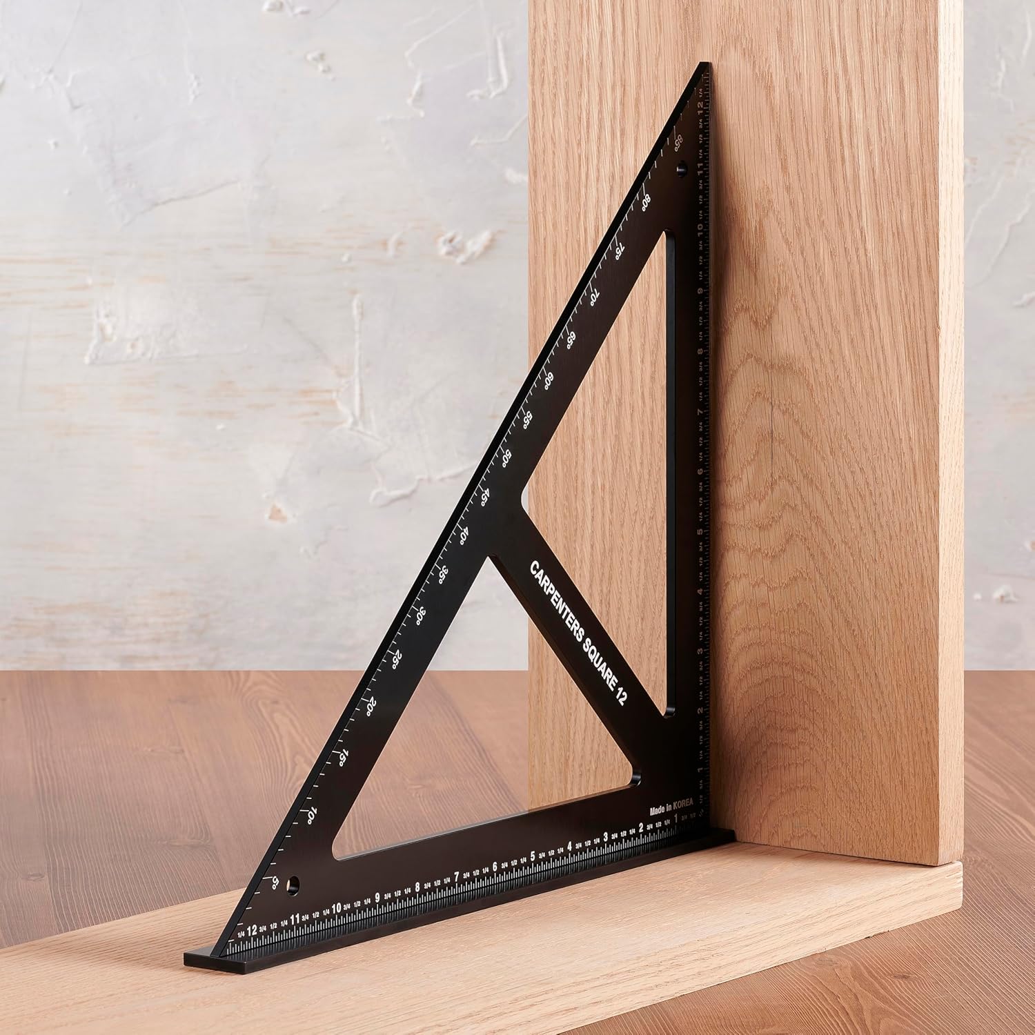 18 Inch Carpenters Square – CNC Machined Right Angle Layout Tool for Framing, Panel Marking, and Joinery in Professional Woodworking and Carpentry