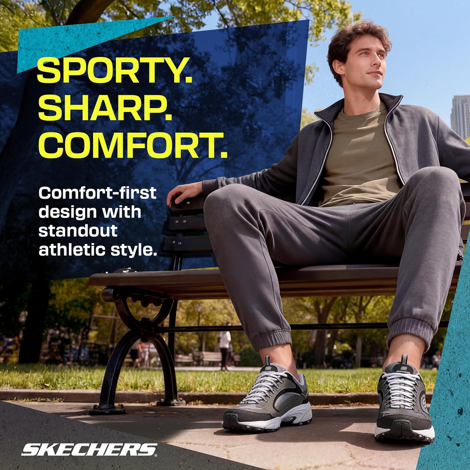 Skechers Men's Stamina Nuovo Sneaker
