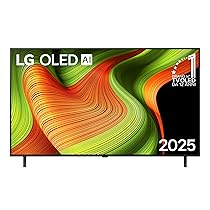 LG OLED AI B5 TV 55 pollici, Smart TV 4K, Processore α8 Gen2, webOS con AI, Dolby Vision e Atmos, Gaming con VRR, GSYNC e FreeSync 4K@120Hz, 4 HDMI 2.1, Alexa, OLED55B56LA 2025
